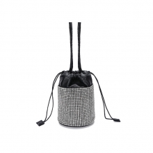 Cheap price mini size women handbag leather cellphone bag crystal handbag for ladies